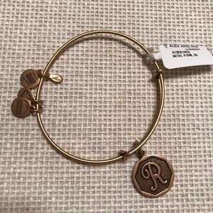 R initial Alex and Ani bangle